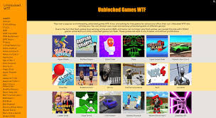 Unblocked Games WTF Revealed: Discover Free Online Fun!